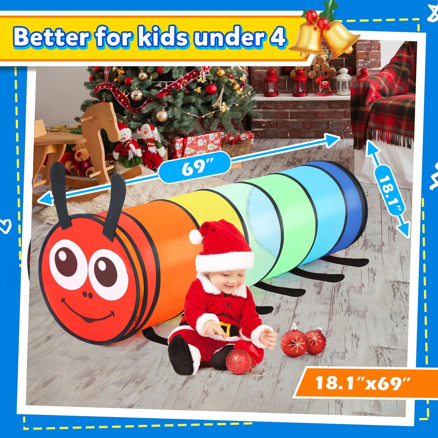 Túnel de juego para niños pequeños