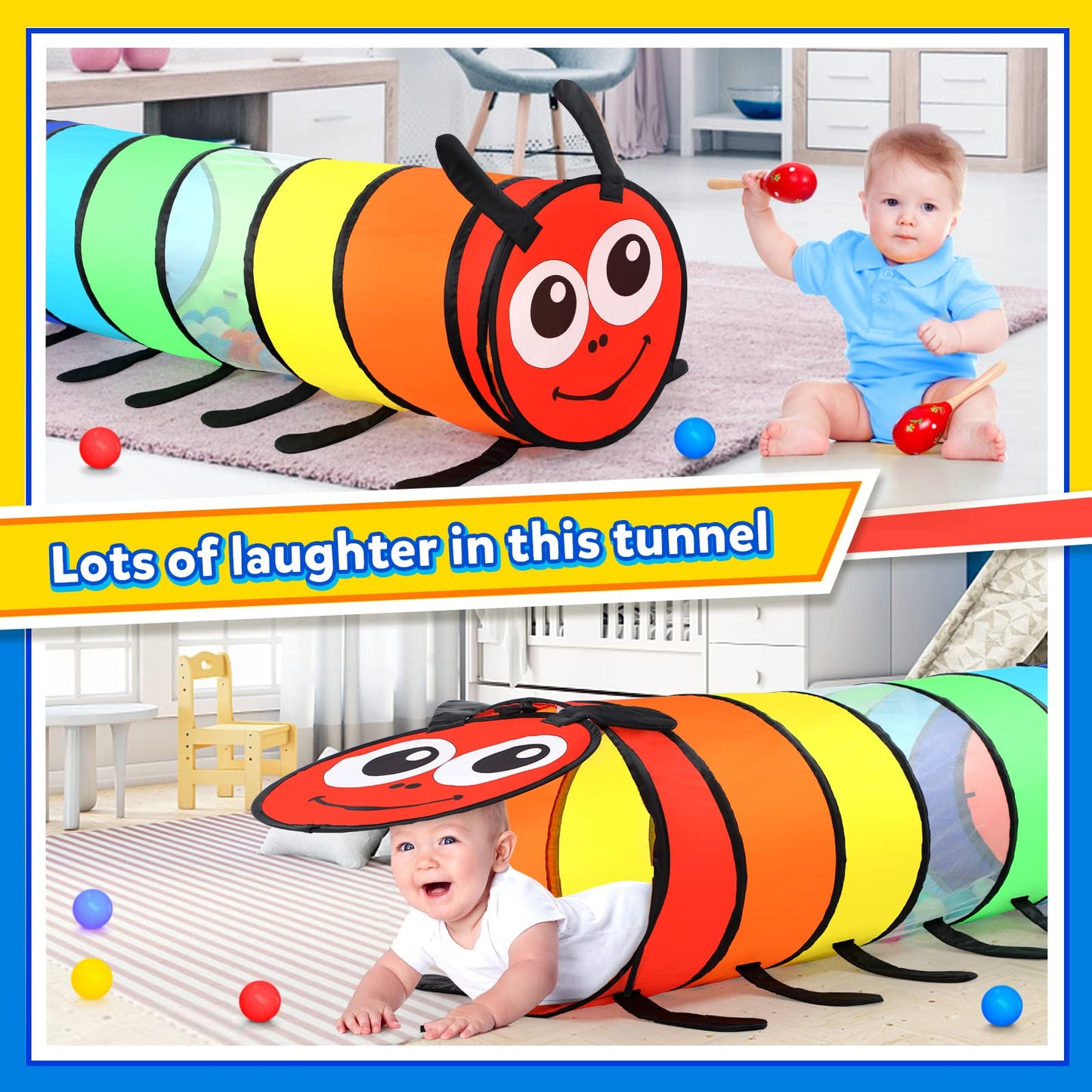 Túnel de juego para niños pequeños