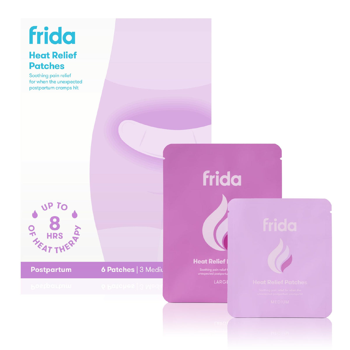 Frida Mom - Parches de recuperación uterina, almohadilla térmica para comodidad después del parto