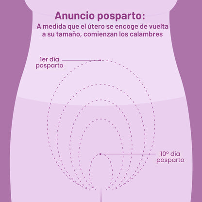 Frida Mom - Parches de recuperación uterina, almohadilla térmica para comodidad después del parto