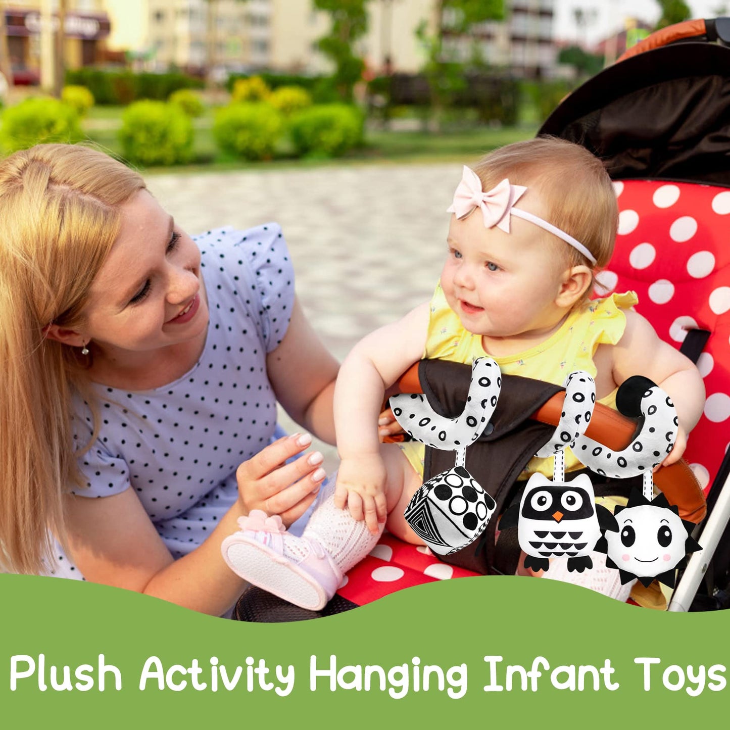 Juguetes de Asiento de Coche para Bebés de 0-6 Meses