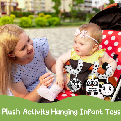 Juguetes de Asiento de Coche para Bebés de 0-6 Meses