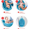 Bañera para bebés Skip Hop Moby, 3 en 1 Smart Sling Tub, azul, Azul