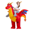 Spooktacular Creations Disfraz inflable, montar un dragón, 4-6 años
