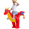 Spooktacular Creations Disfraz inflable, montar un dragón, 4-6 años