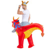 Spooktacular Creations Disfraz inflable, montar un dragón, 4-6 años