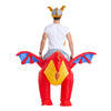 Spooktacular Creations Disfraz inflable, montar un dragón, 4-6 años