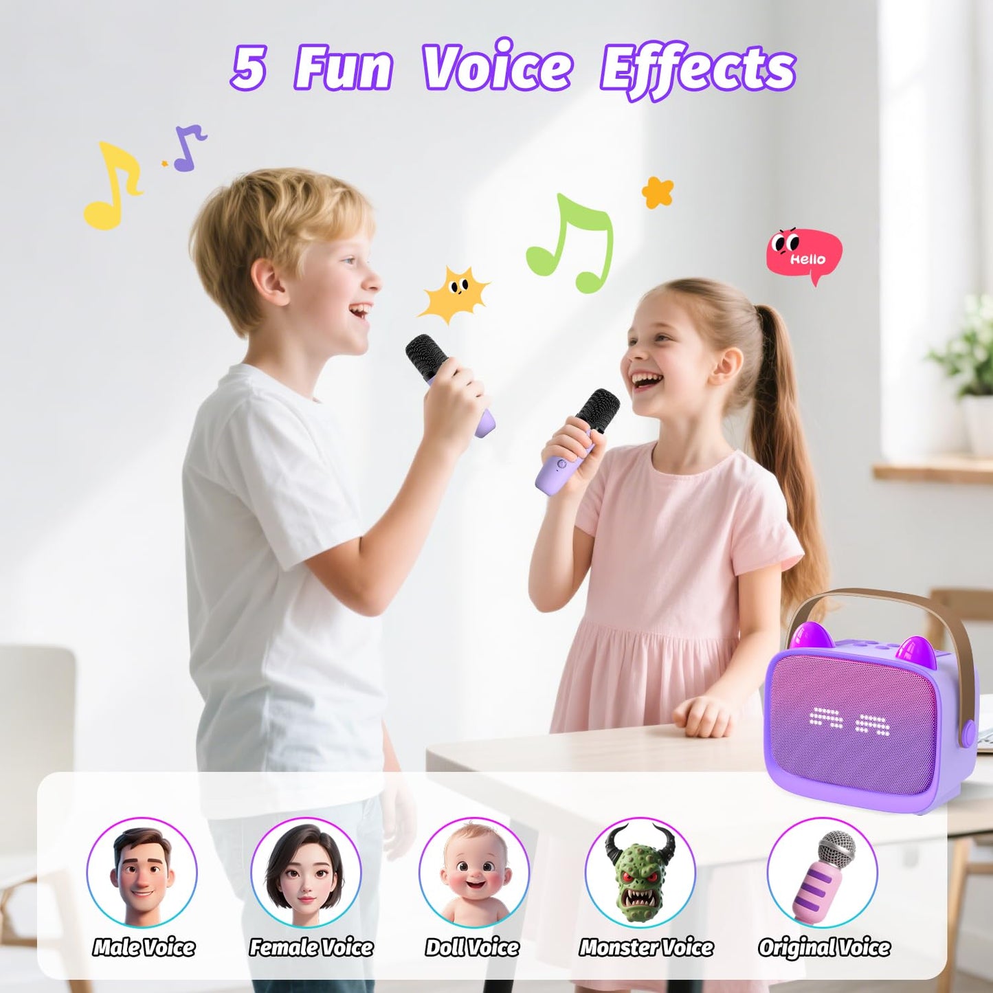 Mini máquina de karaoke