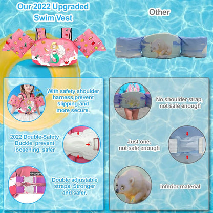 Chriffer Chaleco salvavidas para niños 12-25 kilos