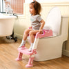 Wiifo asiento de inodoro para ir al baño con escalera