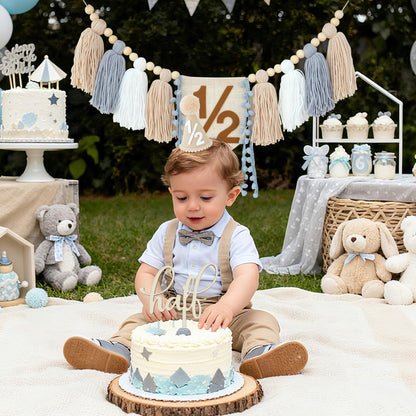 Decoraciones de Cumpleaños de 1/2 Año
