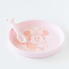 Bumkins Disney - Juego de plato y cuchara de silicona