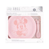 Bumkins Disney - Juego de plato y cuchara de silicona