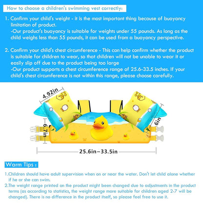 Chriffer Chaleco salvavidas para niños de 15 a 25 kilos