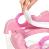 Wiifo asiento de inodoro para ir al baño con escalera