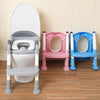 Wiifo asiento de inodoro para ir al baño con escalera