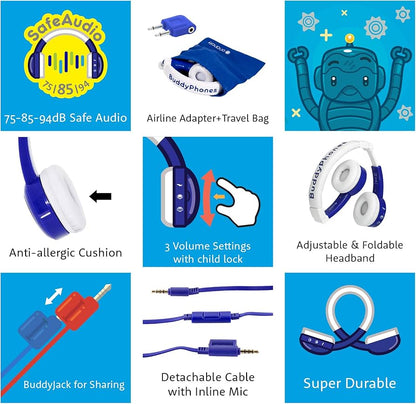 BuddyPhones - Audífonos para niños