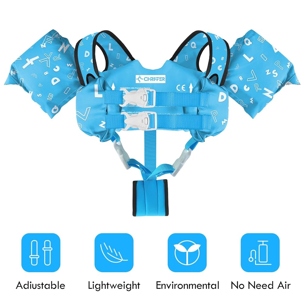 Chriffer Chaleco salvavidas para niños de 19 a 30 kilos