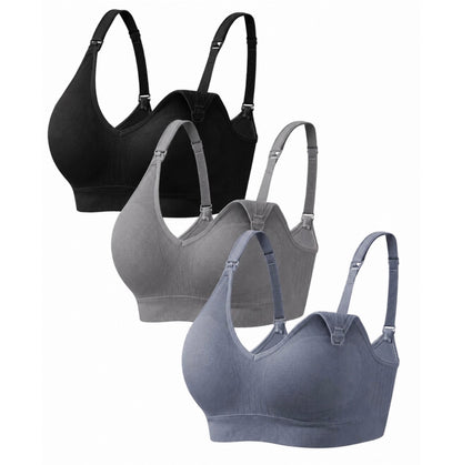 Brasieres de Lactancia para Mujeres Embarazadas y Amamantando, talla L