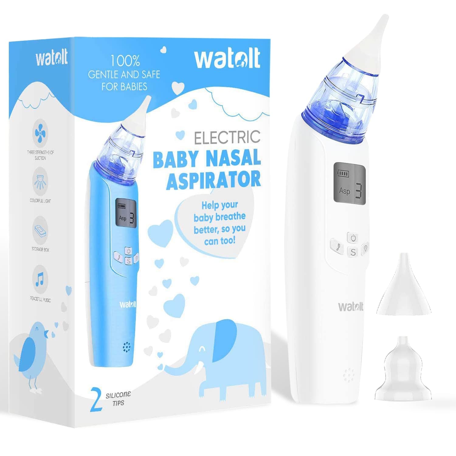 Watolt aspirador nasal para bebés