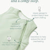 Saco de dormir acolchado súper suave, 2.5 TOG, 6-15 meses