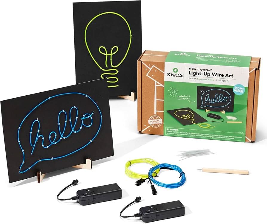 KiwiCo Kit de arte de alambre iluminado