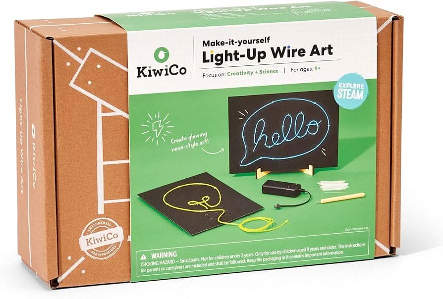 KiwiCo Kit de arte de alambre iluminado