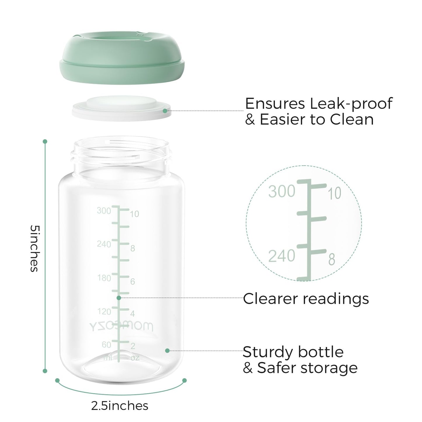 Momcozy Botella Natural para Bebé