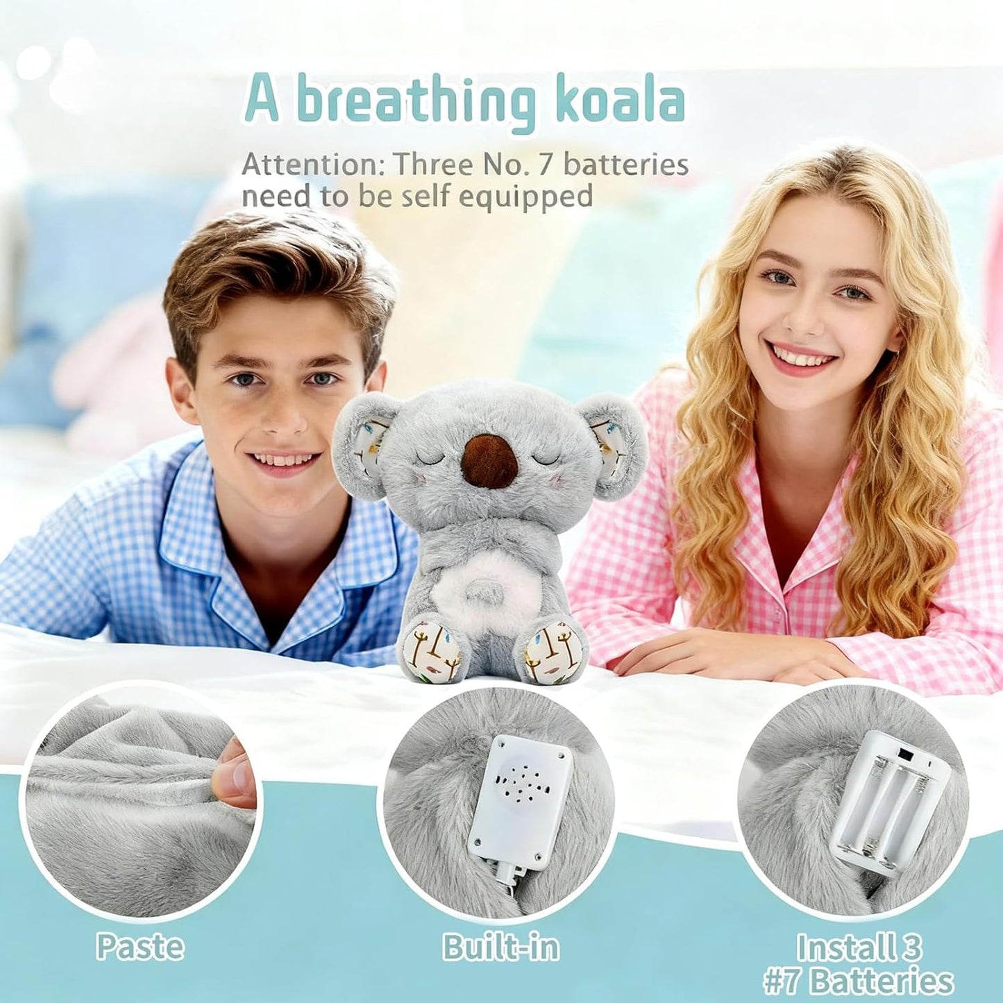 Animal de peluche que respira, koala para aliviar la ansiedad