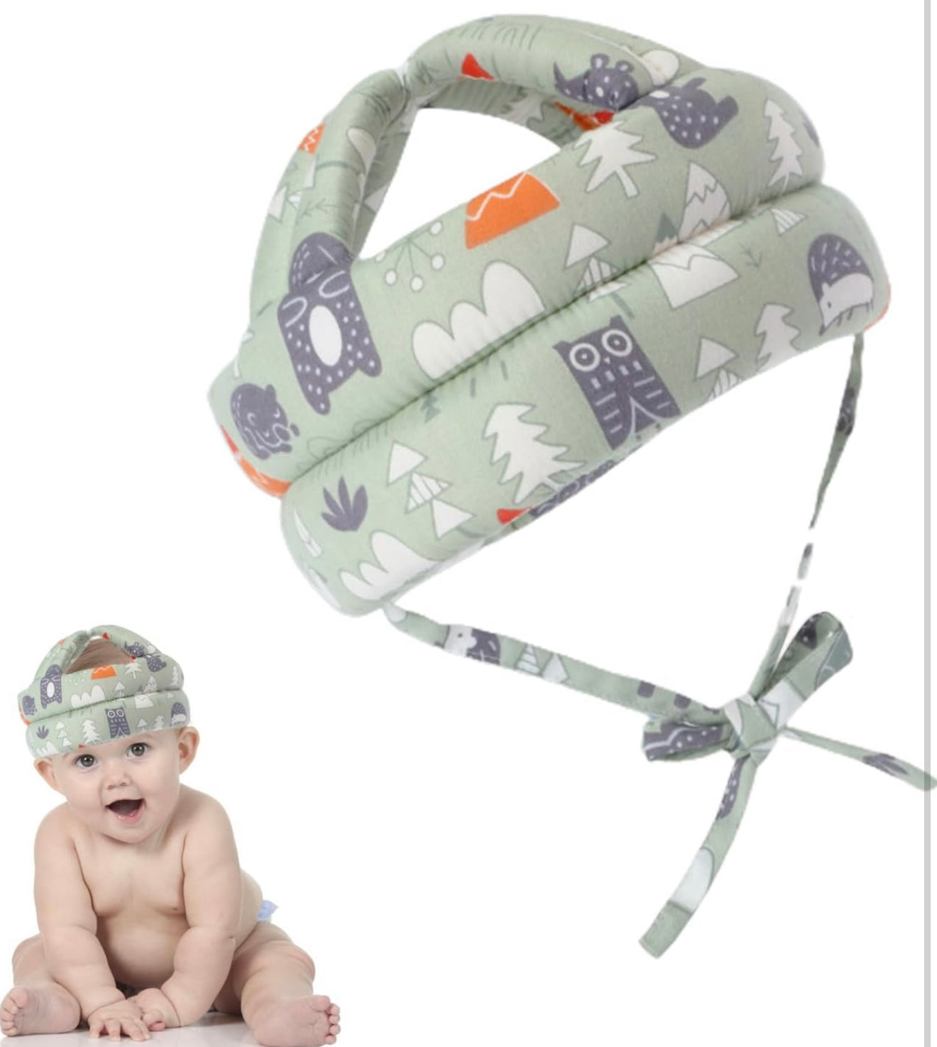 Pandaear protector de cabeza para bebé