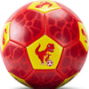 Hahaland Balón de fútbol tamaño 3 para niños con bomba