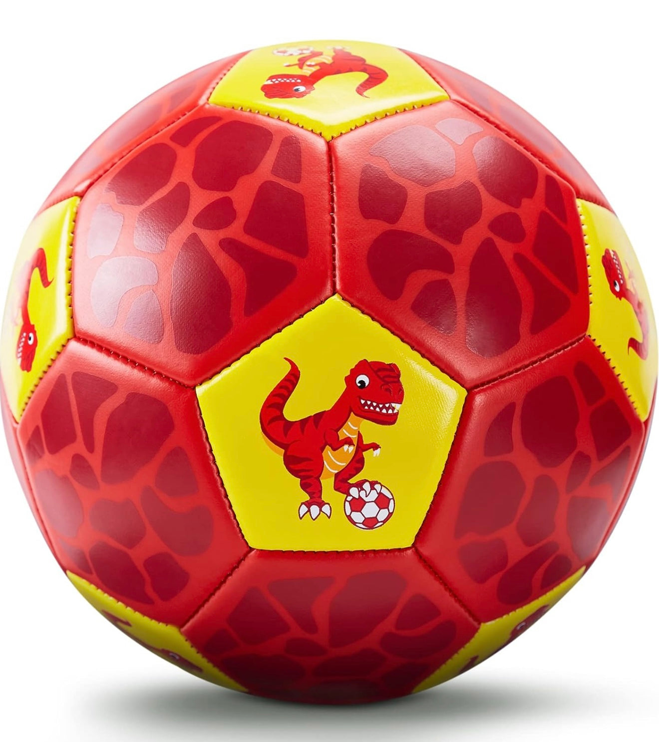 Hahaland Balón de fútbol tamaño 3 para niños con bomba