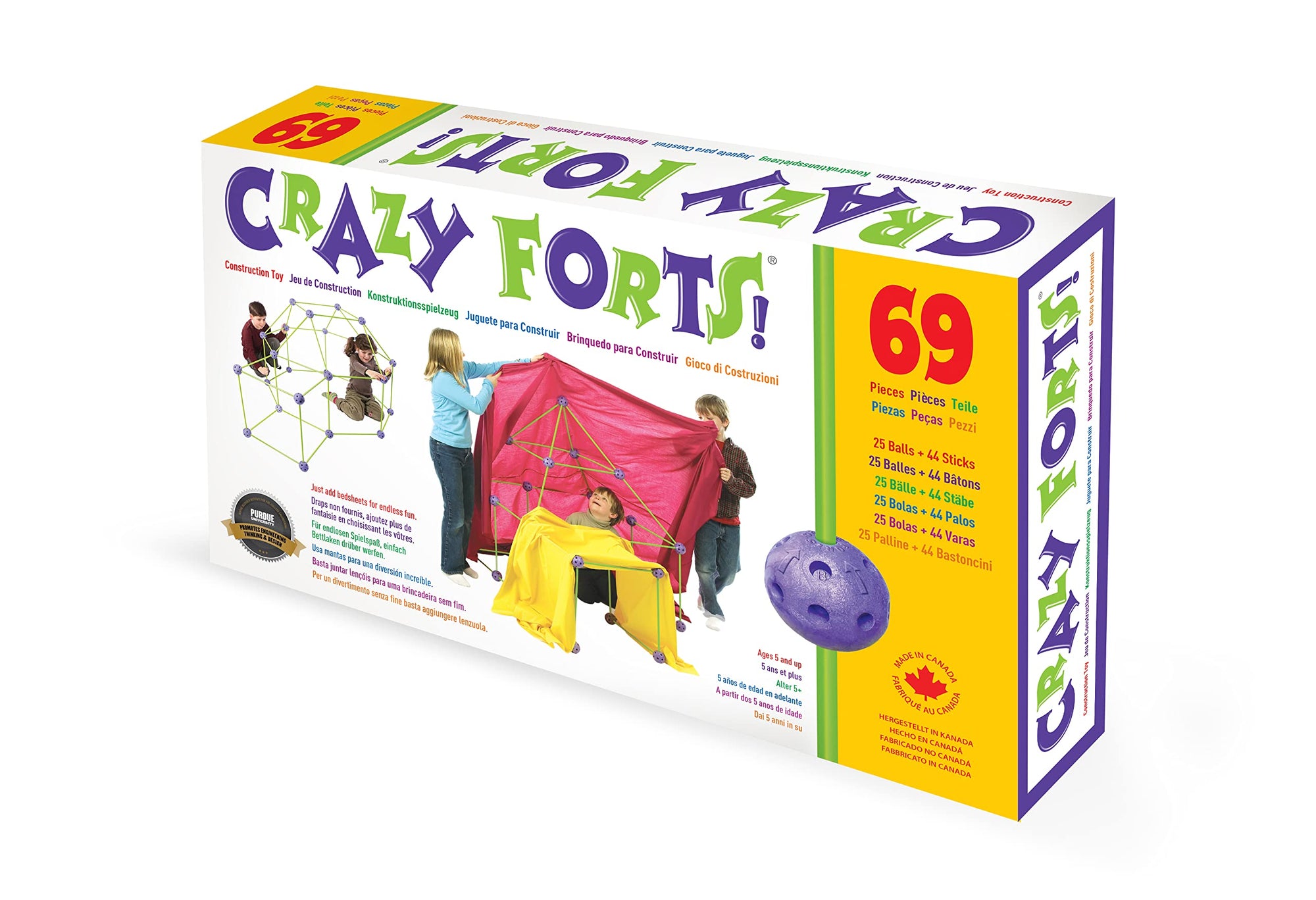 Crazy fuerte, púrpura, 69 piezas