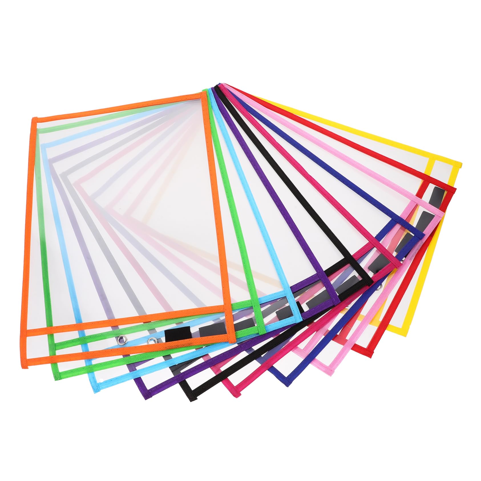 TOYANDONA 30 fundas de bolsillo reutilizables de borrado en seco