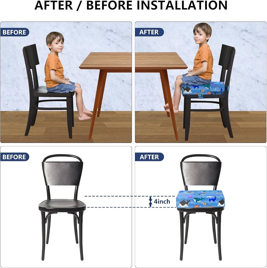 Asiento elevador para silla de cocina