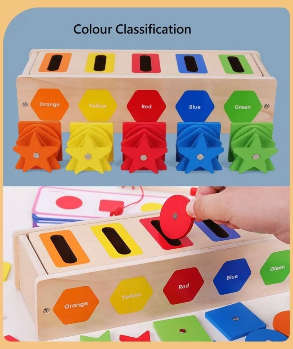Juego de emparejamiento de colores magnéticos