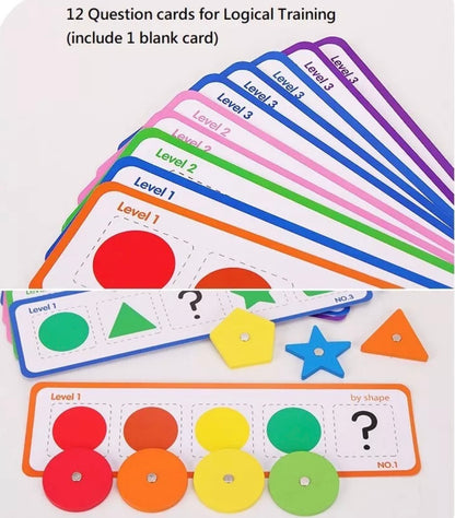 Juego de emparejamiento de colores magnéticos