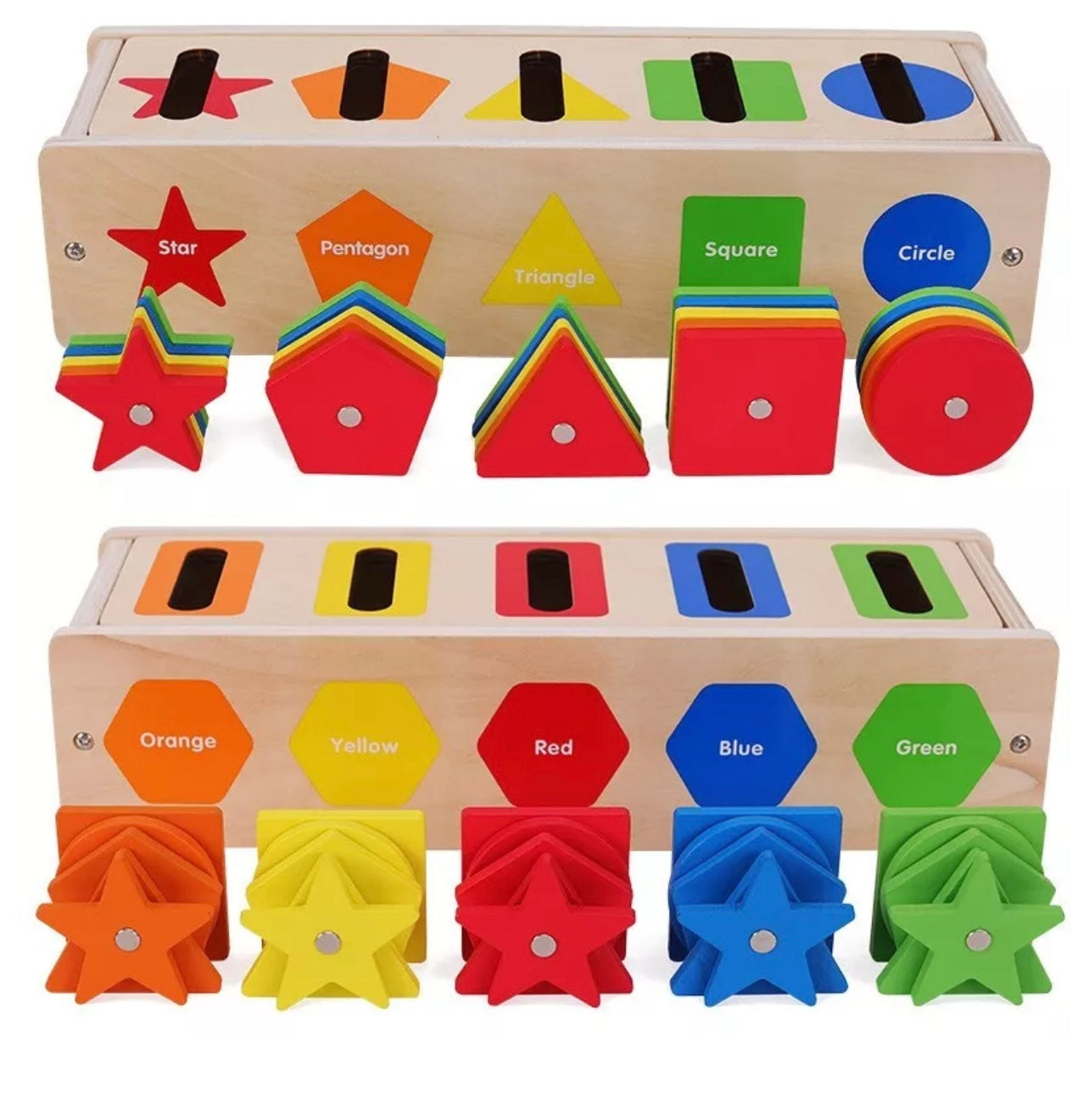 Juego de emparejamiento de colores magnéticos