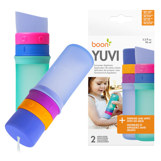 Boon Yuvi - Aplicador de protector solar para niños, paquete de 2