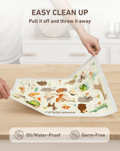 Babebay paquete de 40 manteles individuales adhesivos desechables
