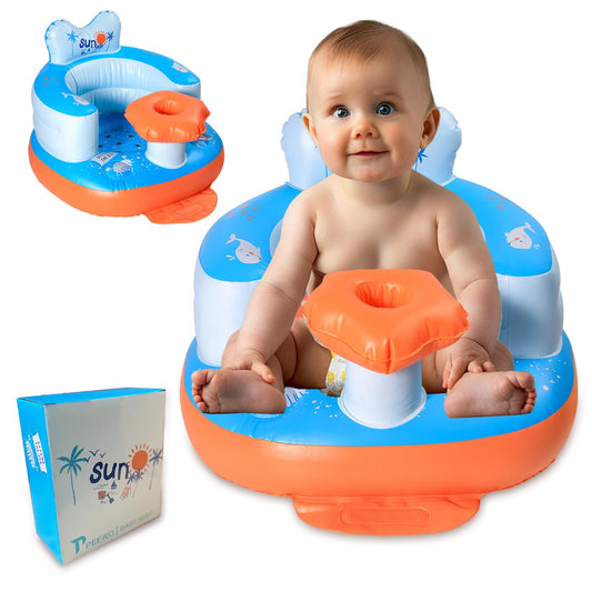 Peeko asiento de bebé inflable para bebés de 3 meses en adelante
