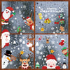 248 calcomanías de Navidad para ventana, 9 hojas de decoración de Navidad