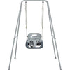 Columpio para niños pequeños con soporte de metal plegable para niños pequeños de 1 a 10 años