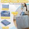 Cama y silla de viaje Sleepah para niños pequeños – (140 x 66 x 20 cm)