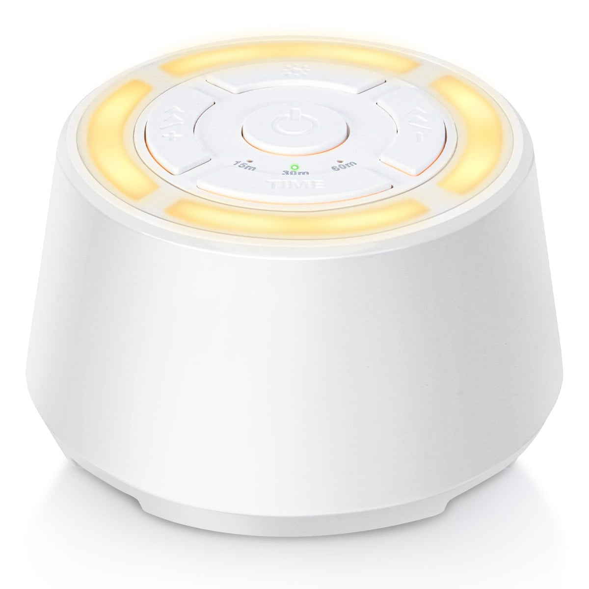 Máquina de sonido de ruido blanco con luz nocturna recargable con 16 sonidos relajantes