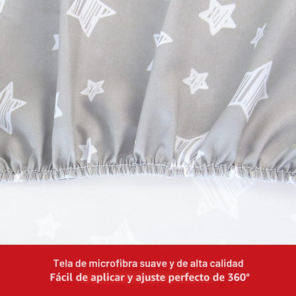 Sábanas Moonsea de cuna para niños o niñas, paquete de 2