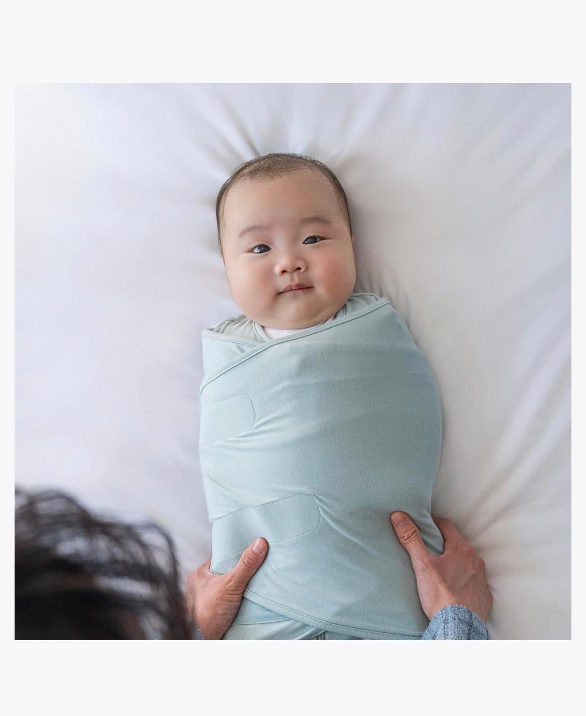 HALO SleepSack arrullo SuperSuave, viscosa de bambú acogedora, arrullo ajustable en 3 direcciones, cremallera de 2 vías, 2 TOG, Small 3-6 meses