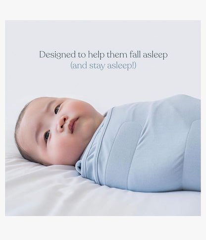 HALO SleepSack arrullo SuperSuave, viscosa de bambú acogedora, arrullo ajustable en 3 direcciones, cremallera de 2 vías, 2 TOG, Small 3-6 meses