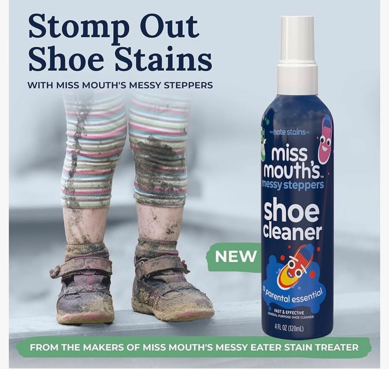 Limpiador de zapatos Messy Steppers de Miss Mouth