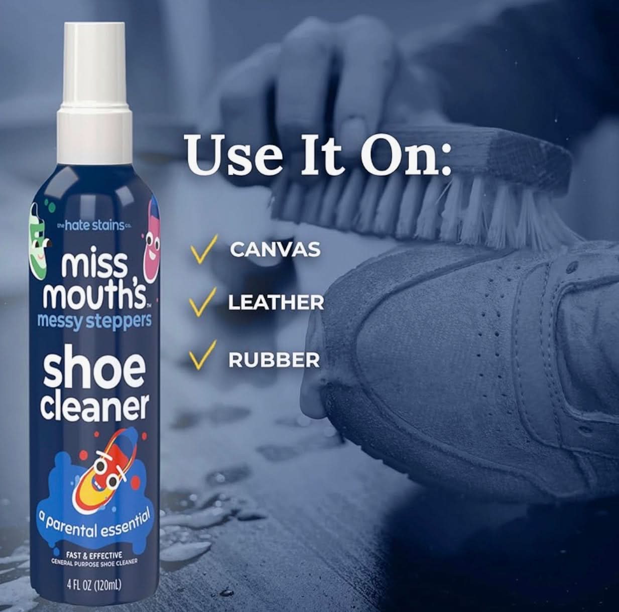 Limpiador de zapatos Messy Steppers de Miss Mouth